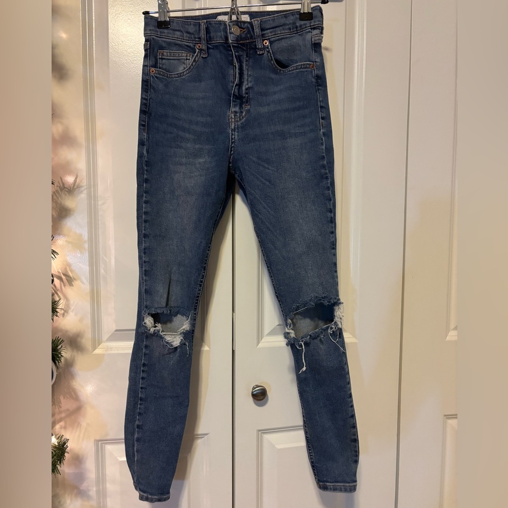 Woman’s topshop Jamie skinny jeans